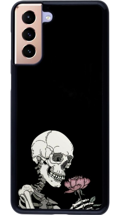 Samsung Galaxy S21+ 5G Case Hülle - Halloween 2023 rose and skeleton