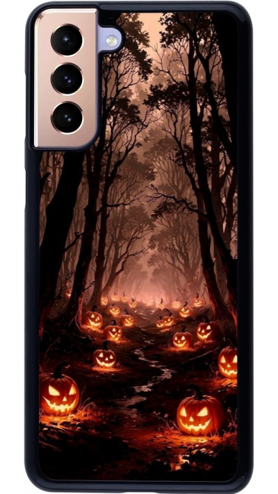 Samsung Galaxy S21+ 5G Case Hülle - Halloween 2025 Road of Terrifying Pumpkins