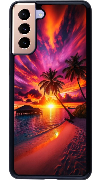 Coque Samsung Galaxy S21+ 5G - Maldives Dusk Bliss