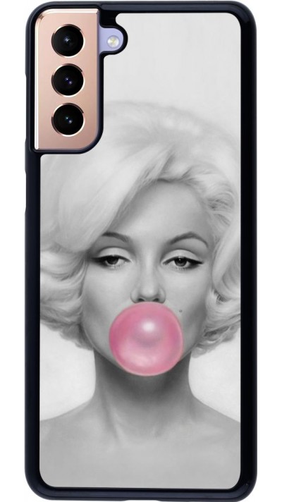 Coque Samsung Galaxy S21+ 5G - Marilyn Bubble