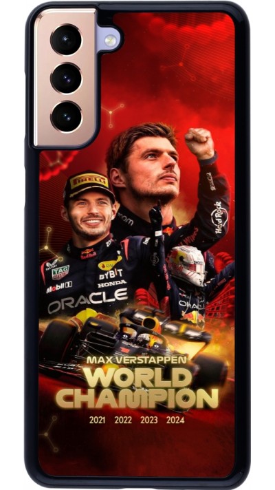 Samsung Galaxy S21+ 5G Case Hülle - Max Verstappen Champion 2023