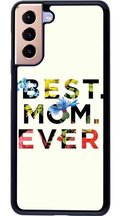 Samsung Galaxy S21+ 5G Case Hülle - Mom 2023 best Mom ever flowers