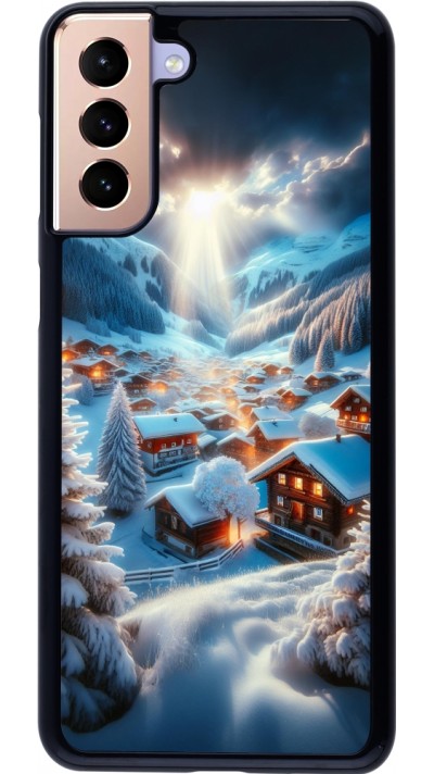 Coque Samsung Galaxy S21+ 5G - Mont Neige Lumière