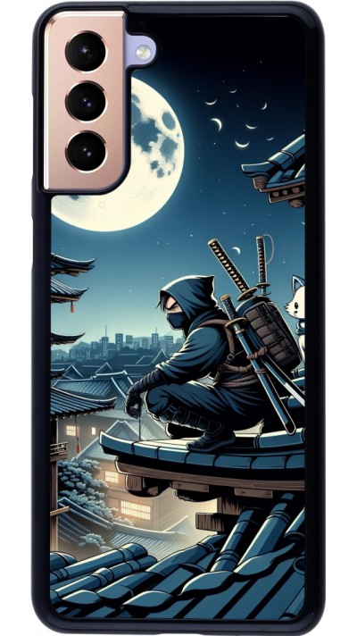 Samsung Galaxy S21+ 5G Case Hülle - Ninja unter dem Mond