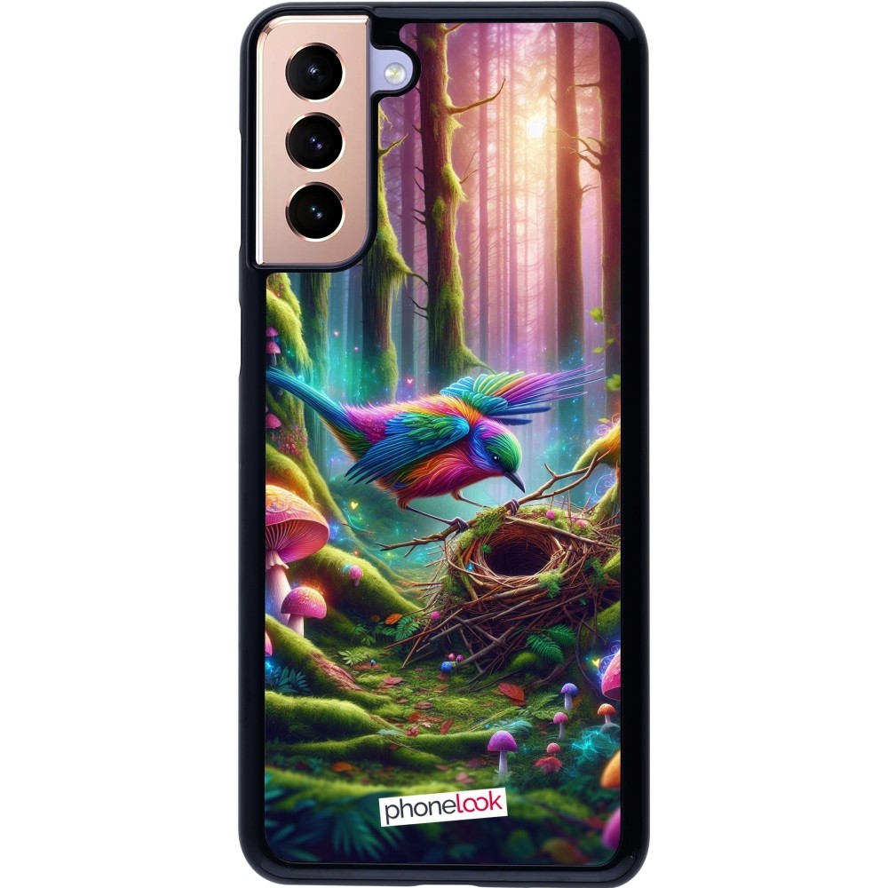 Samsung Galaxy S21+ 5G Case Hülle - Vogel Nest Wald