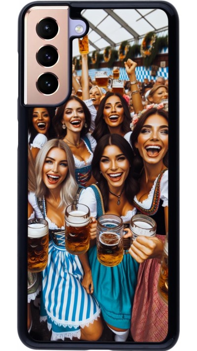Samsung Galaxy S21+ 5G Case Hülle - Oktoberfest Frauen