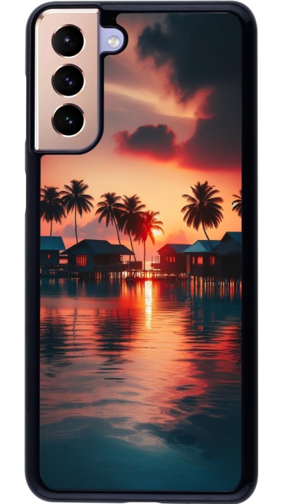 Samsung Galaxy S21+ 5G Case Hülle - Paradies Malediven