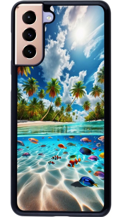 Samsung Galaxy S21+ 5G Case Hülle - Strandparadies
