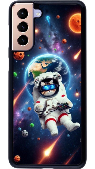 Coque Samsung Galaxy S21+ 5G - VR SpaceCat Odyssey