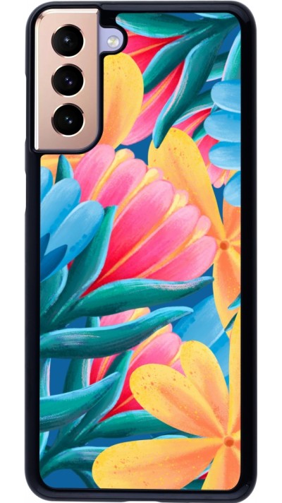 Samsung Galaxy S21+ 5G Case Hülle - Spring 23 colorful flowers
