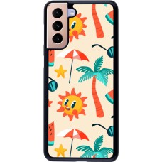 Samsung Galaxy S21+ 5G Case Hülle - Summer 2025 Pattern soleil