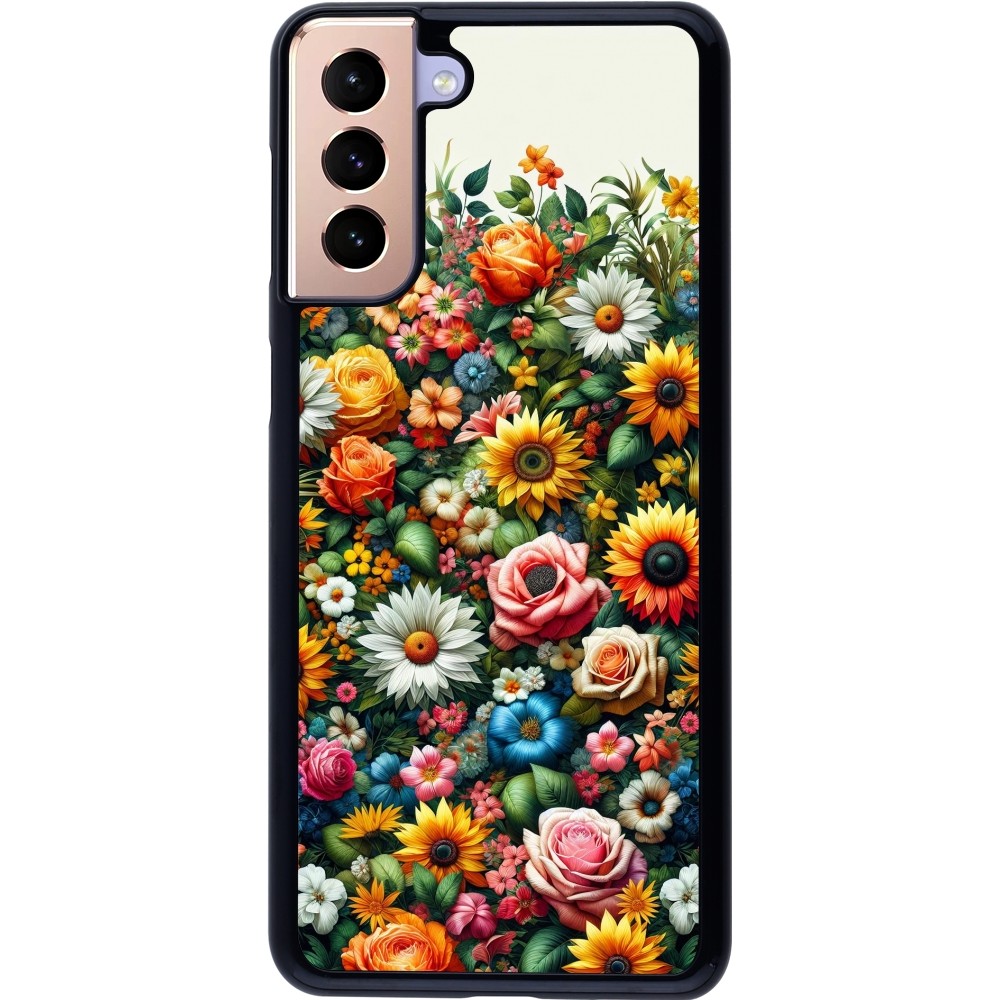 Samsung Galaxy S21+ 5G Case Hülle - Sommer Blumenmuster