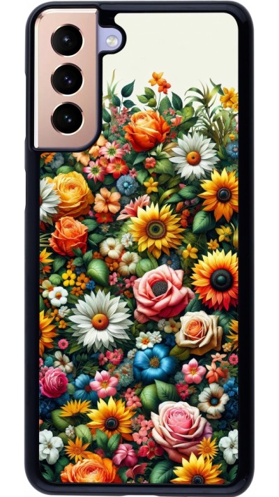 Samsung Galaxy S21+ 5G Case Hülle - Sommer Blumenmuster