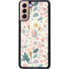 Samsung Galaxy S21+ 5G Case Hülle - Sommer Pink Muster