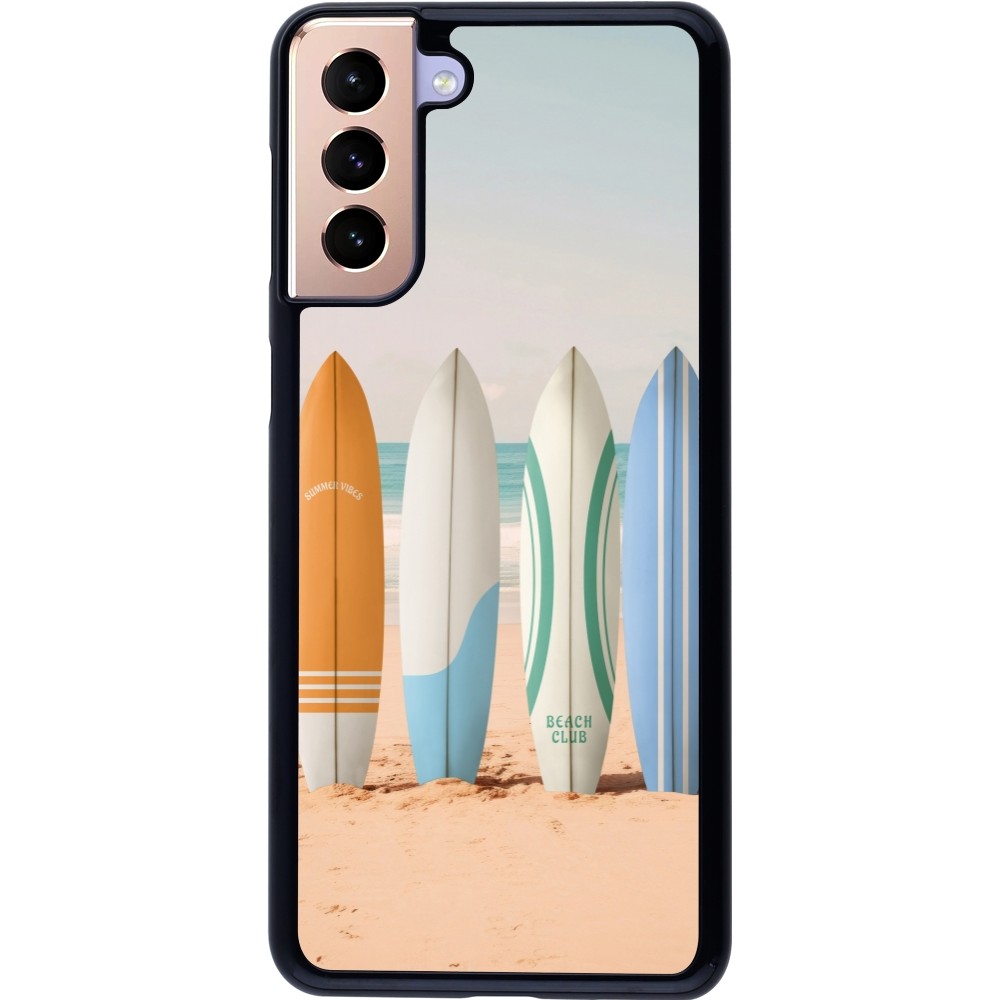 Samsung Galaxy S21+ 5G Case Hülle - Summer surfboard 2025