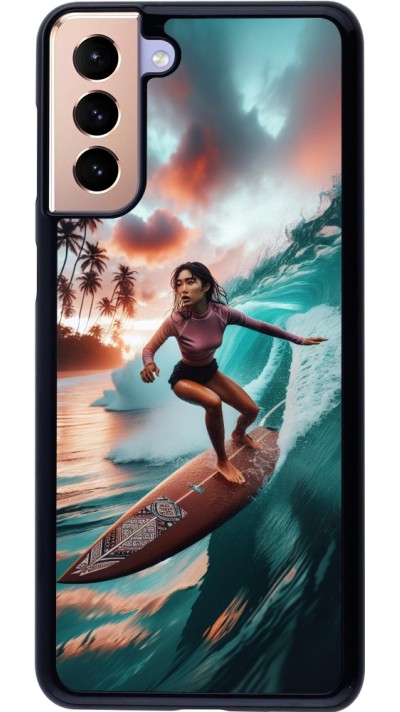 Coque Samsung Galaxy S21+ 5G - Surfeuse Balinaise