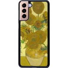 Samsung Galaxy S21+ 5G Case Hülle - Kunstbild - Sonnenblumen  - Van Gogh