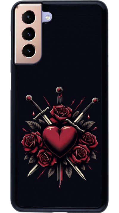 Coque Samsung Galaxy S21+ 5G - Valentine 2024 gothic love