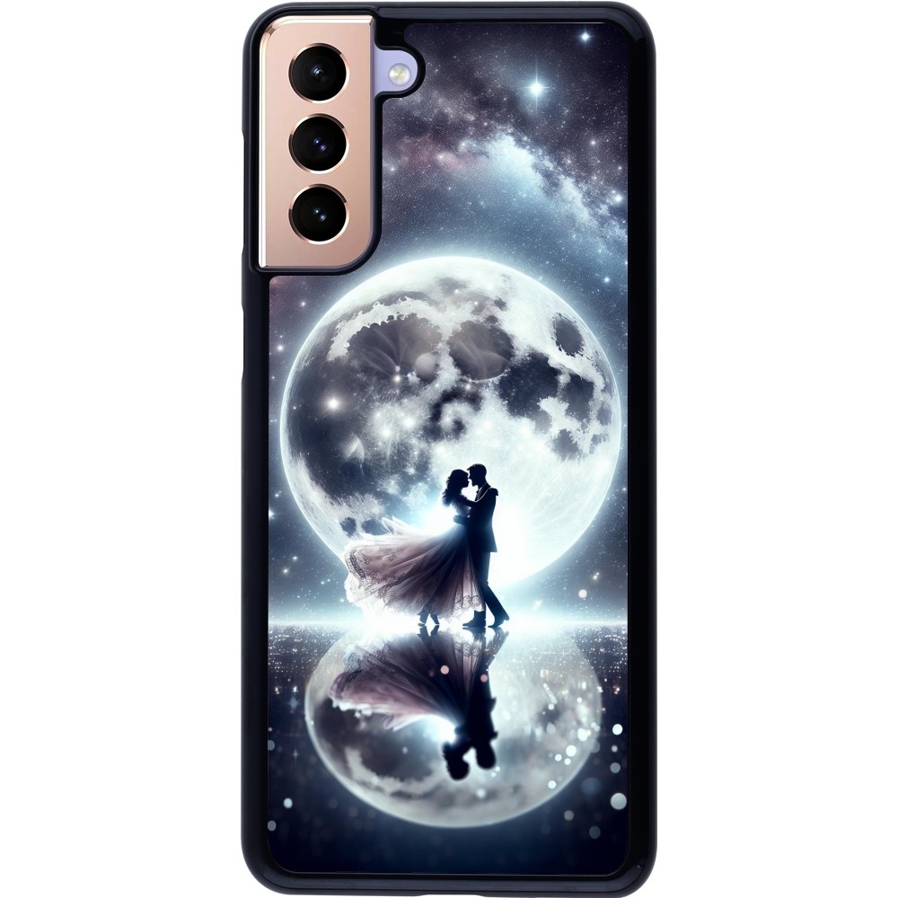 Samsung Galaxy S21+ 5G Case Hülle - Valentin 2024 Liebe unter dem Mond