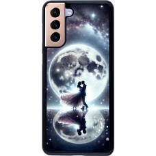 Samsung Galaxy S21+ 5G Case Hülle - Valentin 2024 Liebe unter dem Mond
