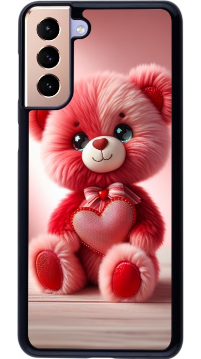 Coque Samsung Galaxy S21+ 5G - Valentine 2024 Ourson rose