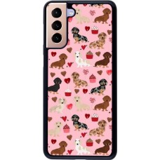 Samsung Galaxy S21+ 5G Case Hülle - Valentine 2024 puppy love