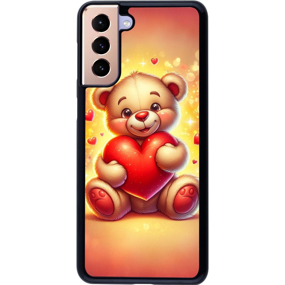 Samsung Galaxy S21+ 5G Case Hülle - Valentin 2024 Teddy Liebe