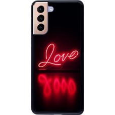 Samsung Galaxy S21+ 5G Case Hülle - Valentine 2025 Neon Liebe