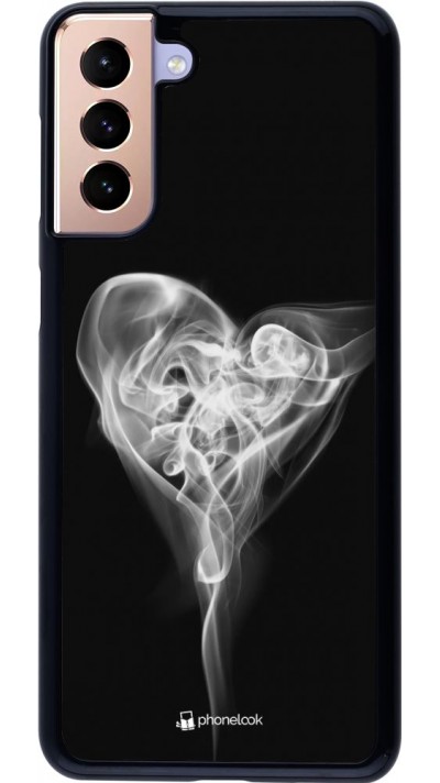 Coque Samsung Galaxy S21+ 5G - Valentine 2022 Black Smoke
