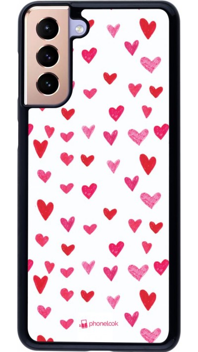 Coque Samsung Galaxy S21+ 5G - Valentine 2022 Many pink hearts