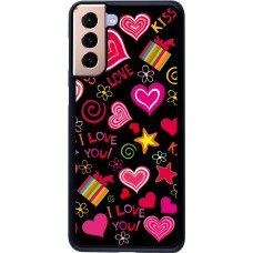Samsung Galaxy S21+ 5G Case Hülle - Valentine 2023 love symbols