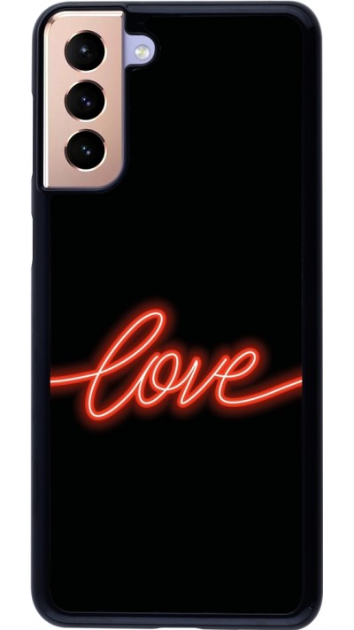 Coque Samsung Galaxy S21+ 5G - Valentine 2023 neon love