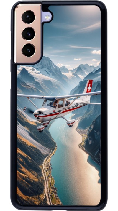 Samsung Galaxy S21+ 5G Case Hülle - Schweizer Alpenflug