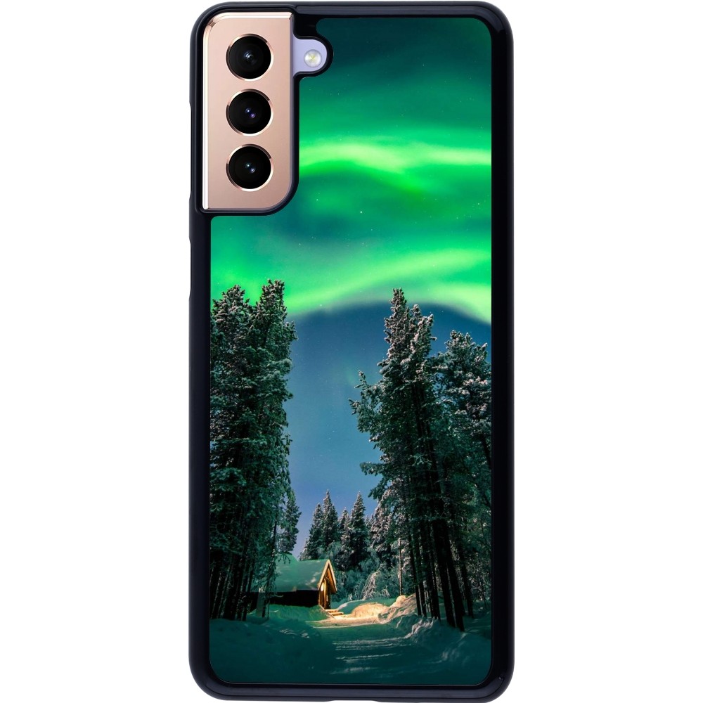 Samsung Galaxy S21+ 5G Case Hülle - Winter 22 Northern Lights