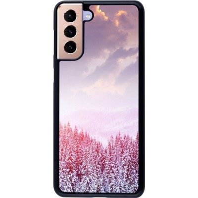 Samsung Galaxy S21+ 5G Case Hülle - Winter 22 Pink Forest