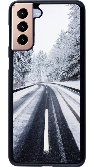 Coque Samsung Galaxy S21+ 5G - Winter 22 Snowy Road