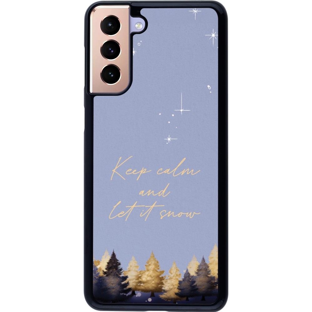 Coque Samsung Galaxy S21+ 5G - Winter 25 Winter illustration of trees