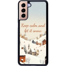 Coque Samsung Galaxy S21+ 5G - Winter 25 Winter Keep calm and let it snow