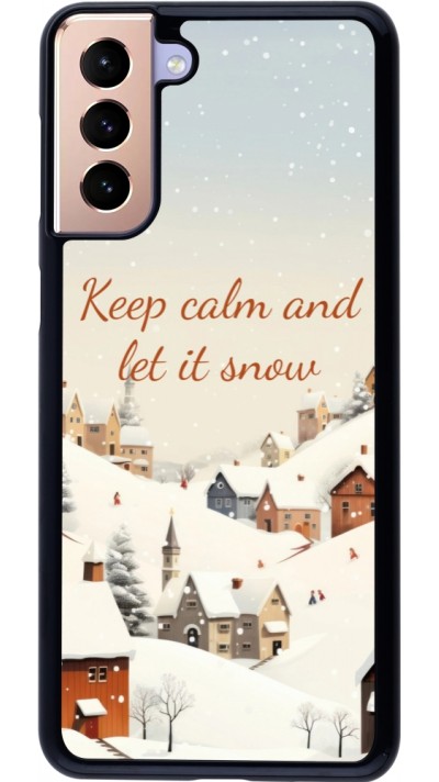Coque Samsung Galaxy S21+ 5G - Winter 25 Winter Keep calm and let it snow