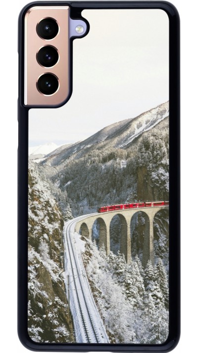 Coque Samsung Galaxy S21+ 5G - Winter 25 Winter polar express