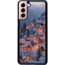 Coque Samsung Galaxy S21+ 5G - Winter 25 Winter snowy village