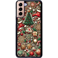 Samsung Galaxy S21+ 5G Case Hülle - Weihnachten 2023 Mikromuster