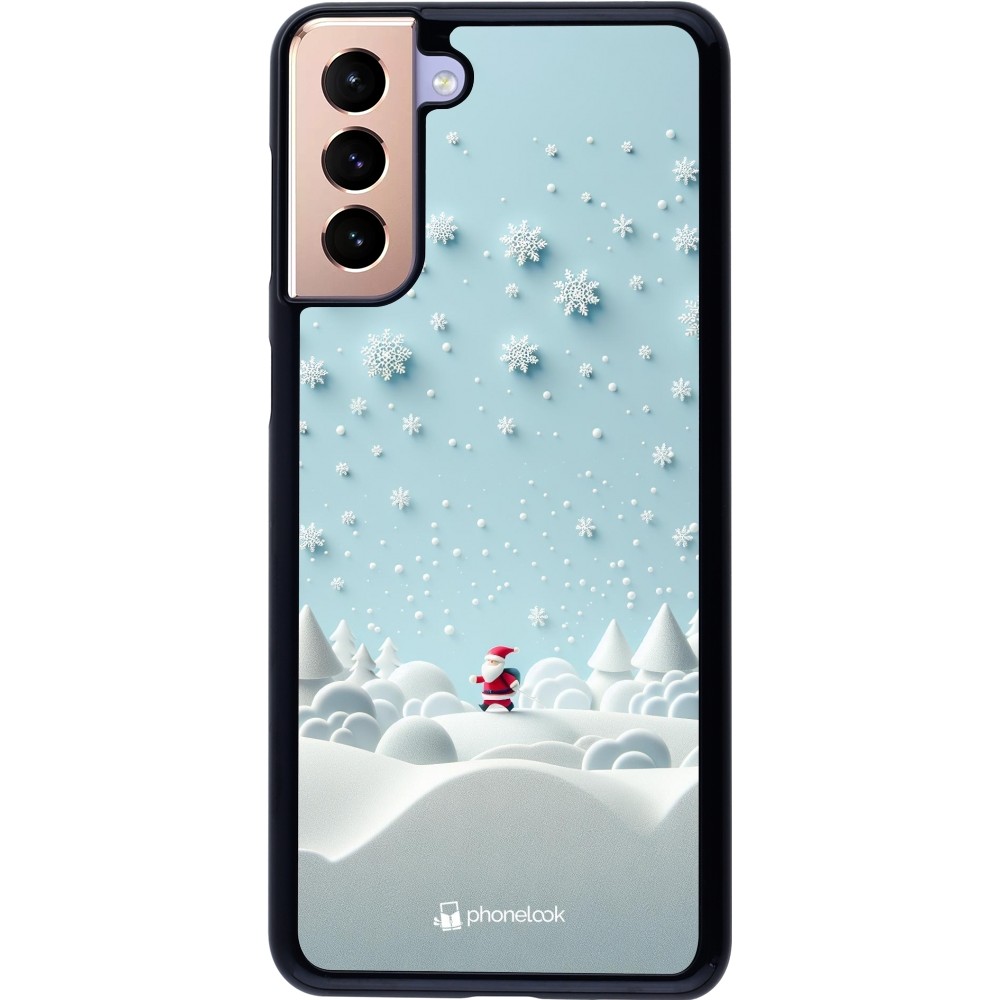 Samsung Galaxy S21+ 5G Case Hülle - Weihnachten 2023 Kleiner Vater Schneeflocke