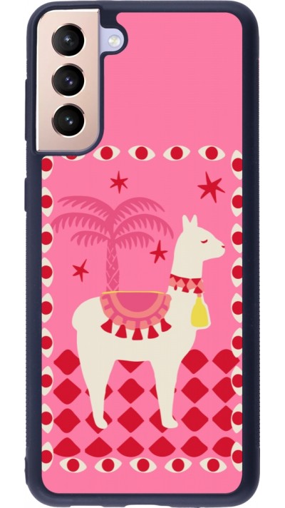 Coque Samsung Galaxy S21+ 5G - Silicone rigide noir Alpaca 2026