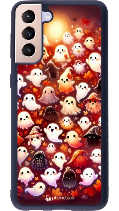 Samsung Galaxy S21+ 5G Case Hülle - Silikon schwarz Gespenster Herbst niedlich