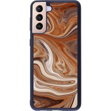 Coque Samsung Galaxy S21+ 5G - Silicone rigide noir Autumn 2024 marbe