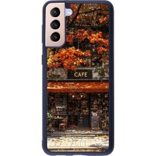 Samsung Galaxy S21+ 5G Case Hülle - Silikon schwarz Autumn 25 Coffee shop