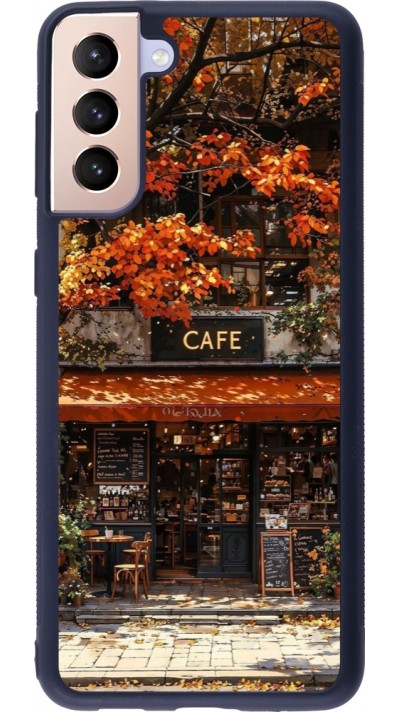 Samsung Galaxy S21+ 5G Case Hülle - Silikon schwarz Autumn 25 Coffee shop