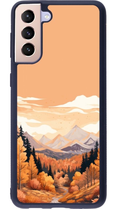 Samsung Galaxy S21+ 5G Case Hülle - Silikon schwarz Autumn 25 Mountains