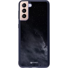 Coque Samsung Galaxy S21+ 5G - Silicone rigide noir Black Sky Clouds